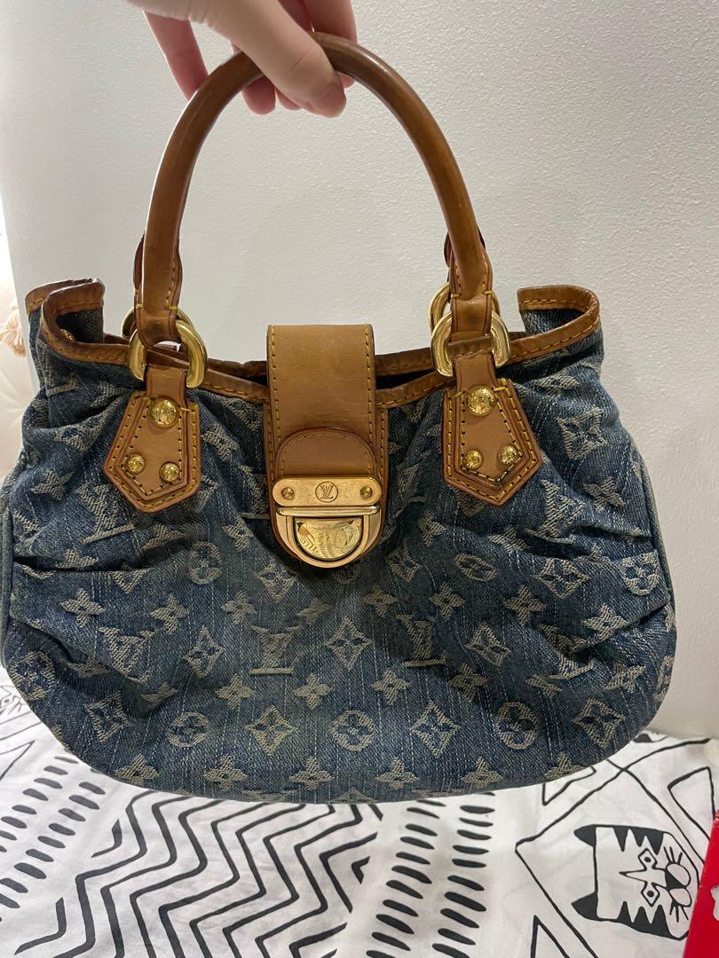 💯Authentic Louis Vuitton Denim Pleaty Bag, Luxury, Bags & Wallets on  Carousell