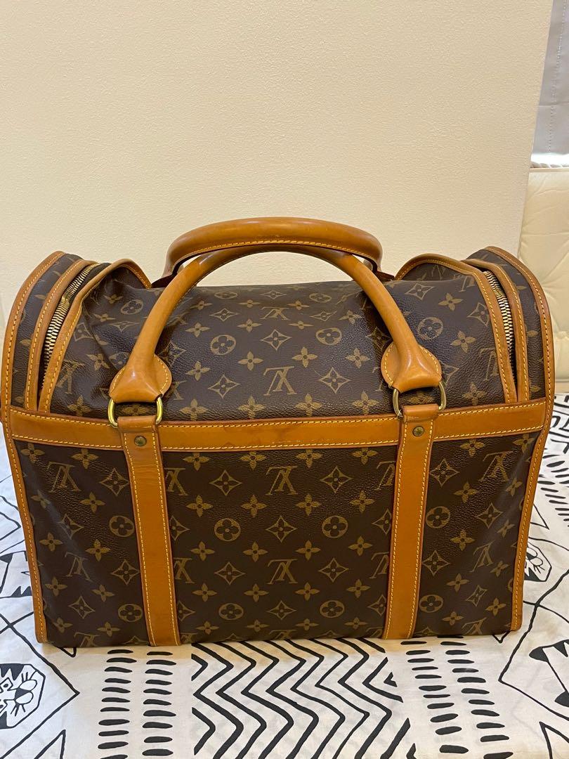 SALE LV PET CARRIER, Luxury, Bags & Wallets on Carousell
