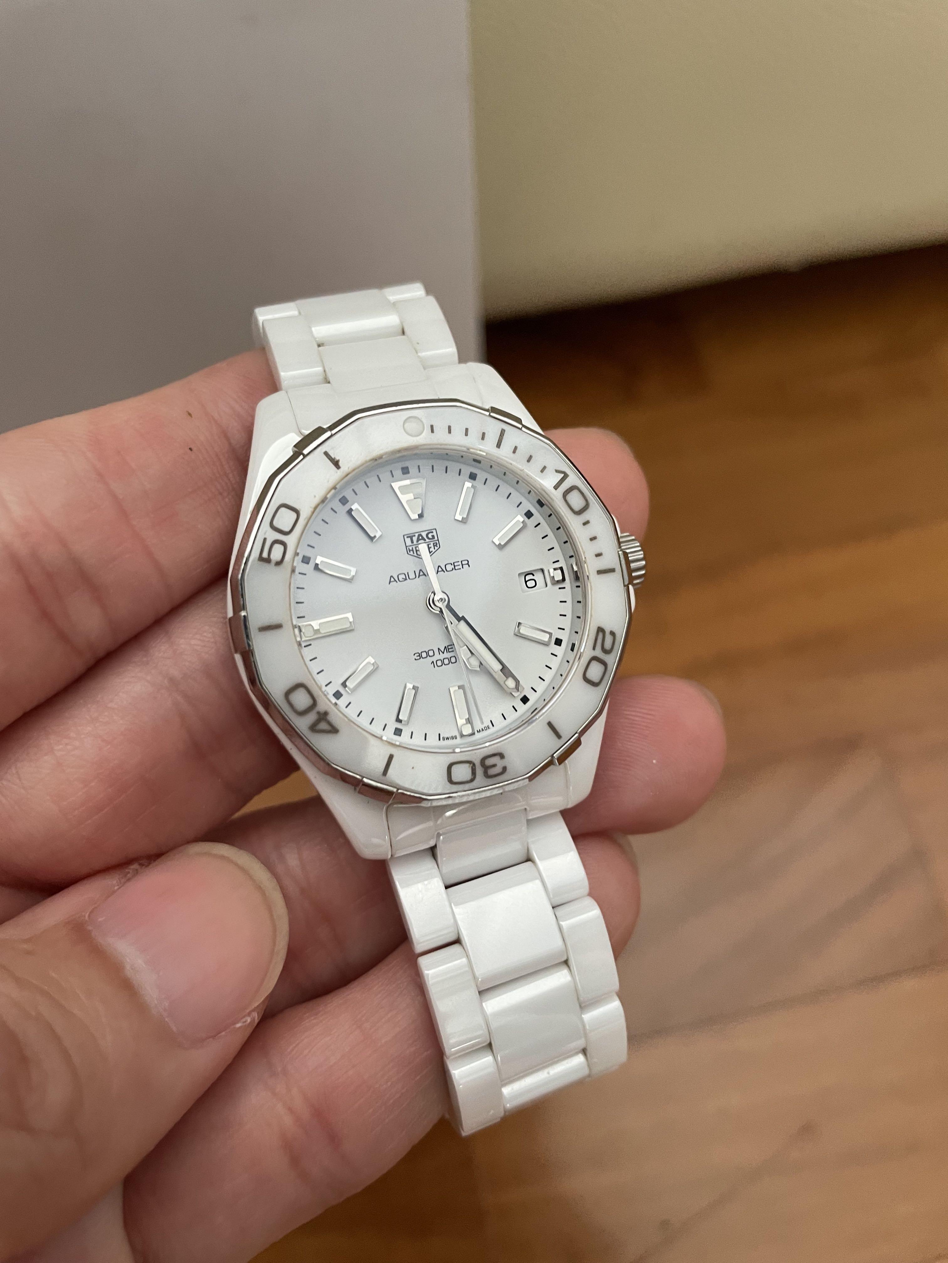 White tag heuer hotsell ladies watch