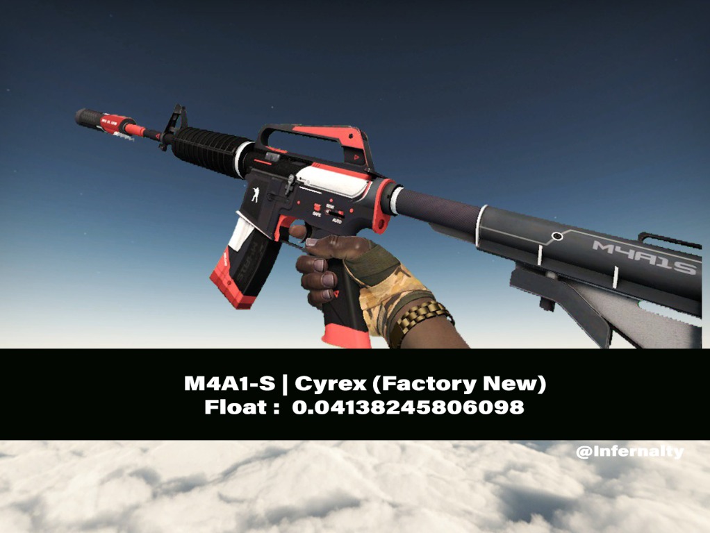 M4A1-S Cyrex FN FACTORY_NEW CSGO SKINS KNIVES, Video Gaming, Gaming ...