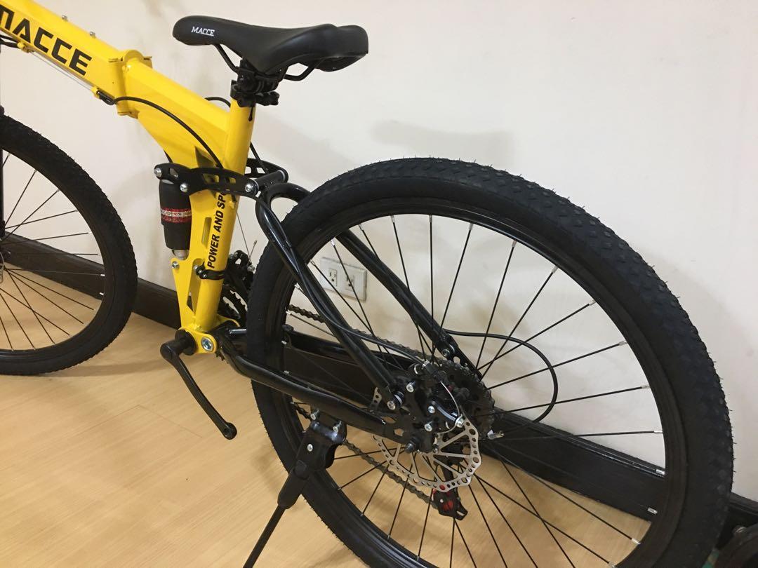 Sepeda Macce Macce Folding Mountain Bike, Sports Equipment, Bicycles & Parts ...