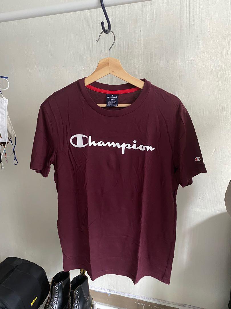 Maroon champion t shirt hotsell