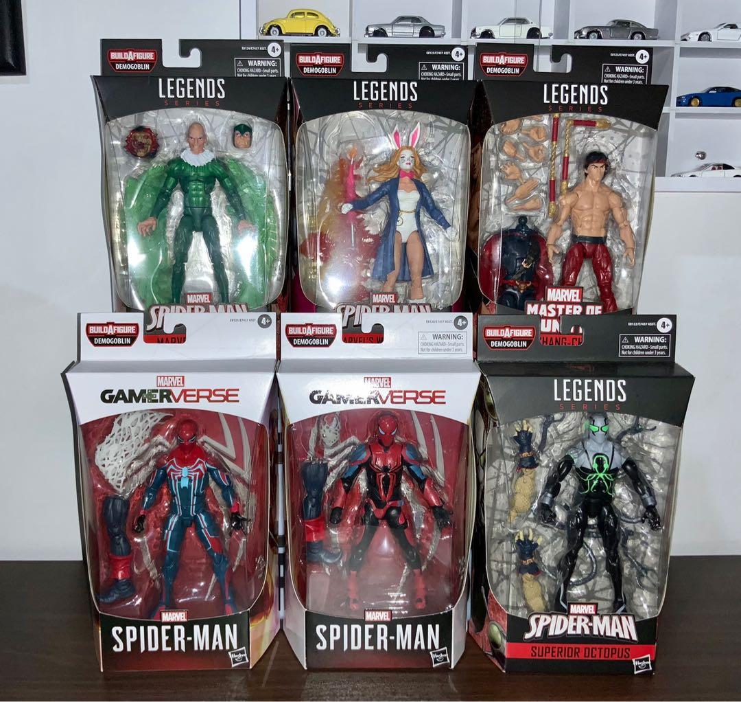 Spider-man Marvel Legends Demogoblin BAF Set of 6 Figures Wave IN STOCK 