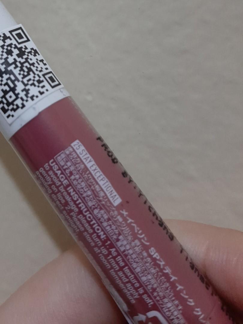 Maybelline Superstay Ink Crayon SHADE 25 / lipstick maybelline