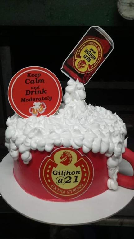 Men S Cakes Alcoholic Drink Design Cakes Food Drinks Homemade Bakes On Carousell