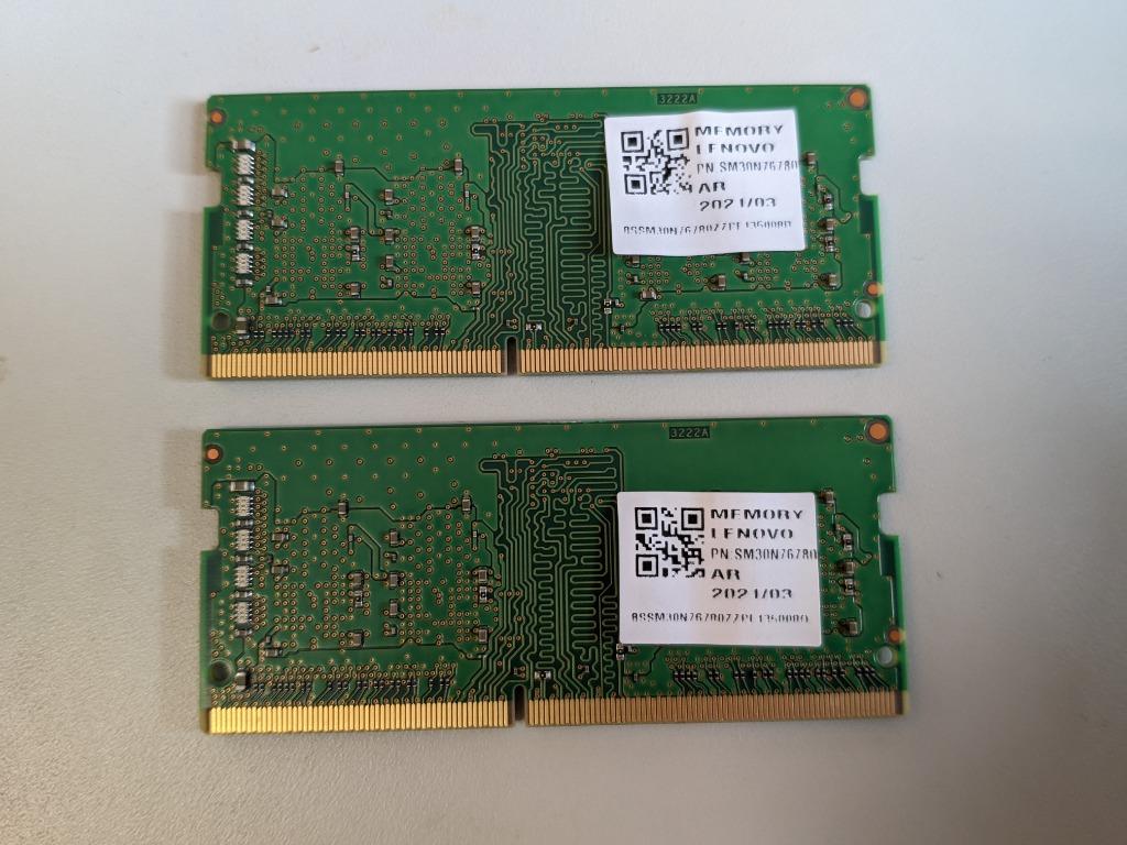 Micron DDR4 3200 16GB (8GB x 2) CL22 laptop SODIMM RAM, 電腦＆科技, 手提電腦-  Carousell