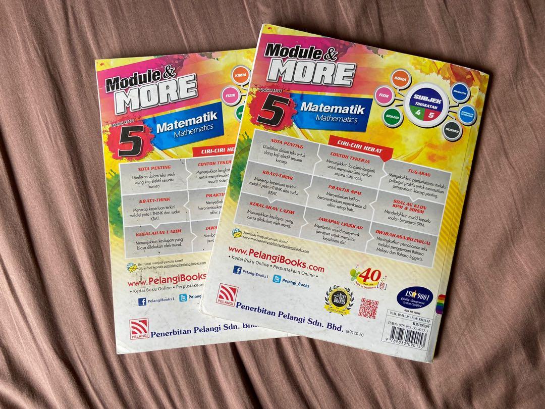 Module More Matematik Tingkatan 5 By Pelangi Books Hobbies Toys Books Magazines Textbooks On Carousell