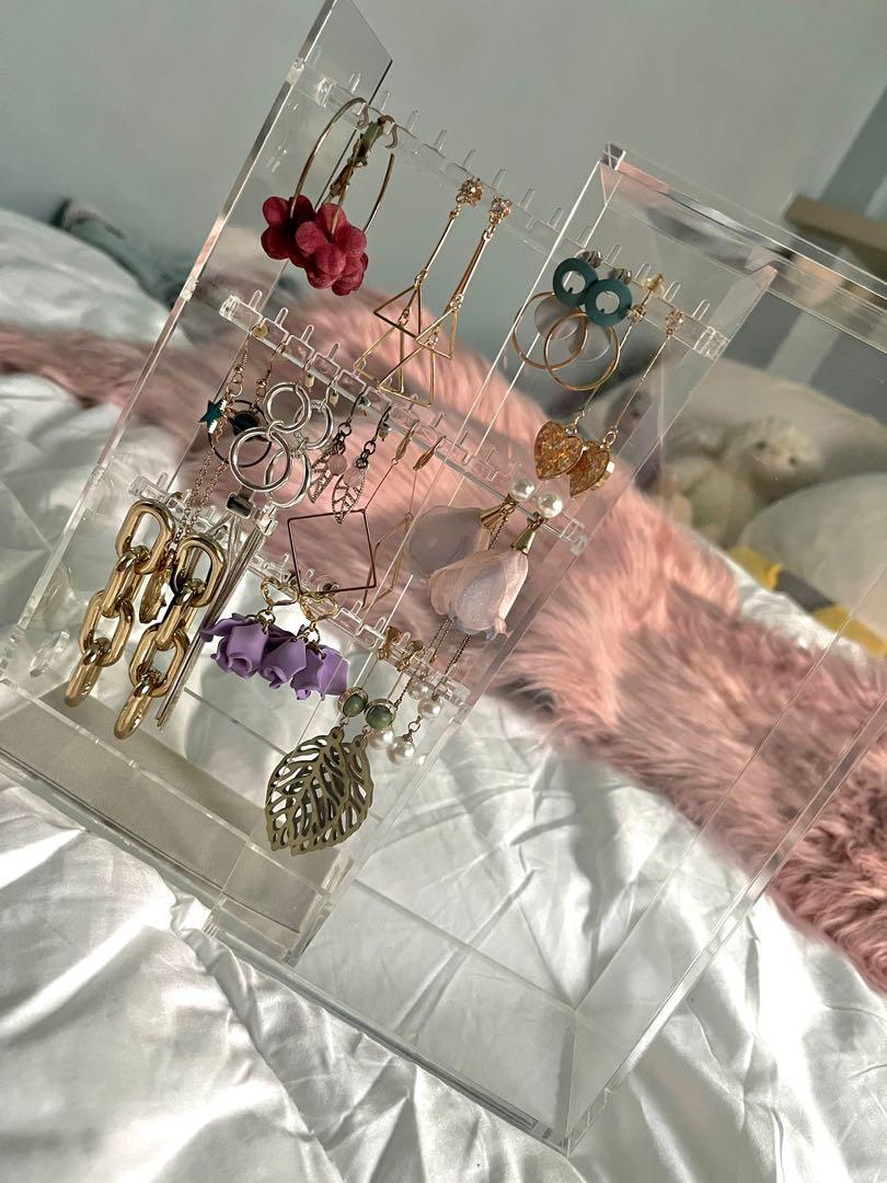 Muji Acrylic Jewellery Organizer, Women's Fashion, Jewelry & Organisers