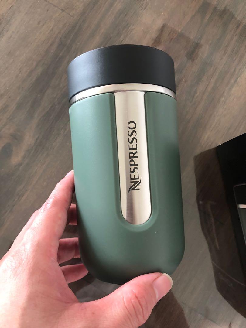Nespresso Small Nomad Travel Mug Green Coffee NRFB RARE for sale online