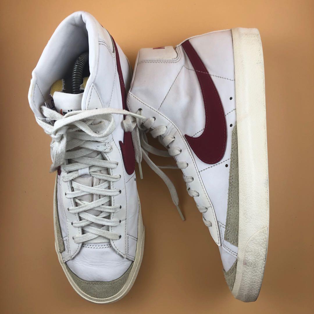Nike blazer mid hotsell 77 brick red