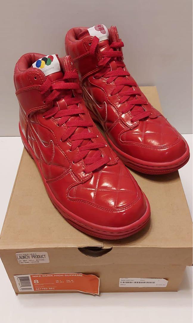 Nike dunk high supreme olympic on sale