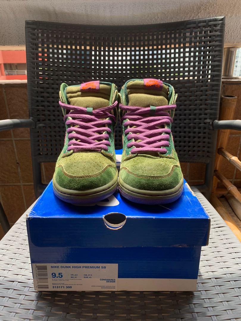 Nike SB Dunk Hi Skunks Men s Fashion Footwear Sneakers on Carousell