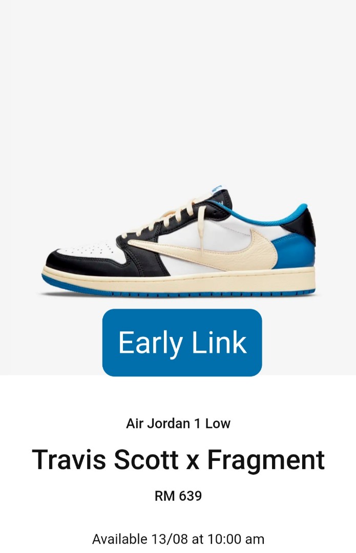 snkrs travis fragment