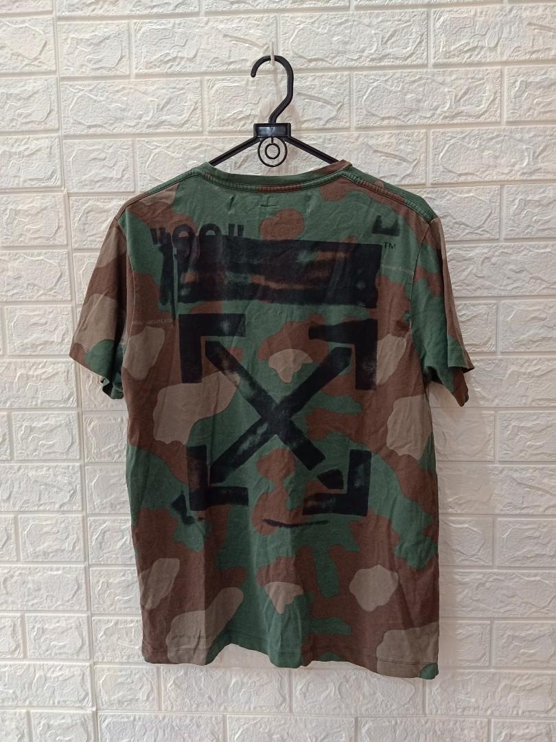 T shirt hotsell off white camo