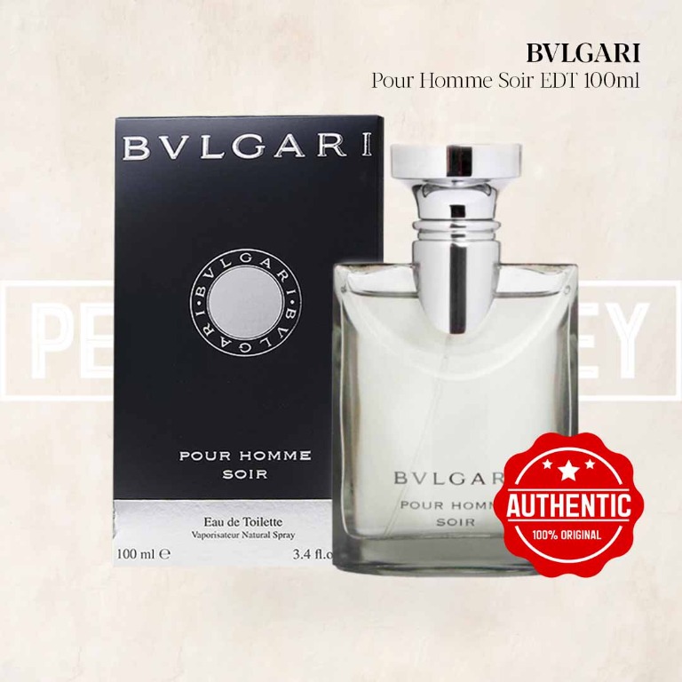 PERFUME ALLEY Bvlgari Pour Homme Soir EDT Beauty Personal Care Fragrance Deodorants on Carousell