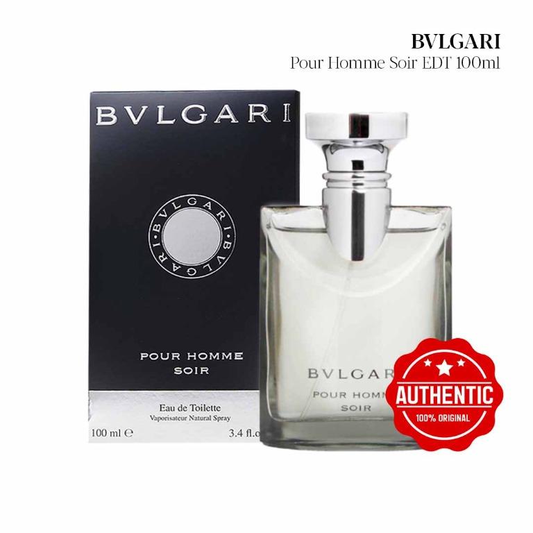 PERFUME ALLEY Bvlgari Pour Homme Soir EDT Beauty Personal Care