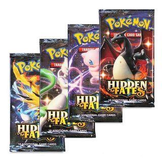 Pokemon Hidden Fates 2 Booster Pack Blister Art Style Varies 