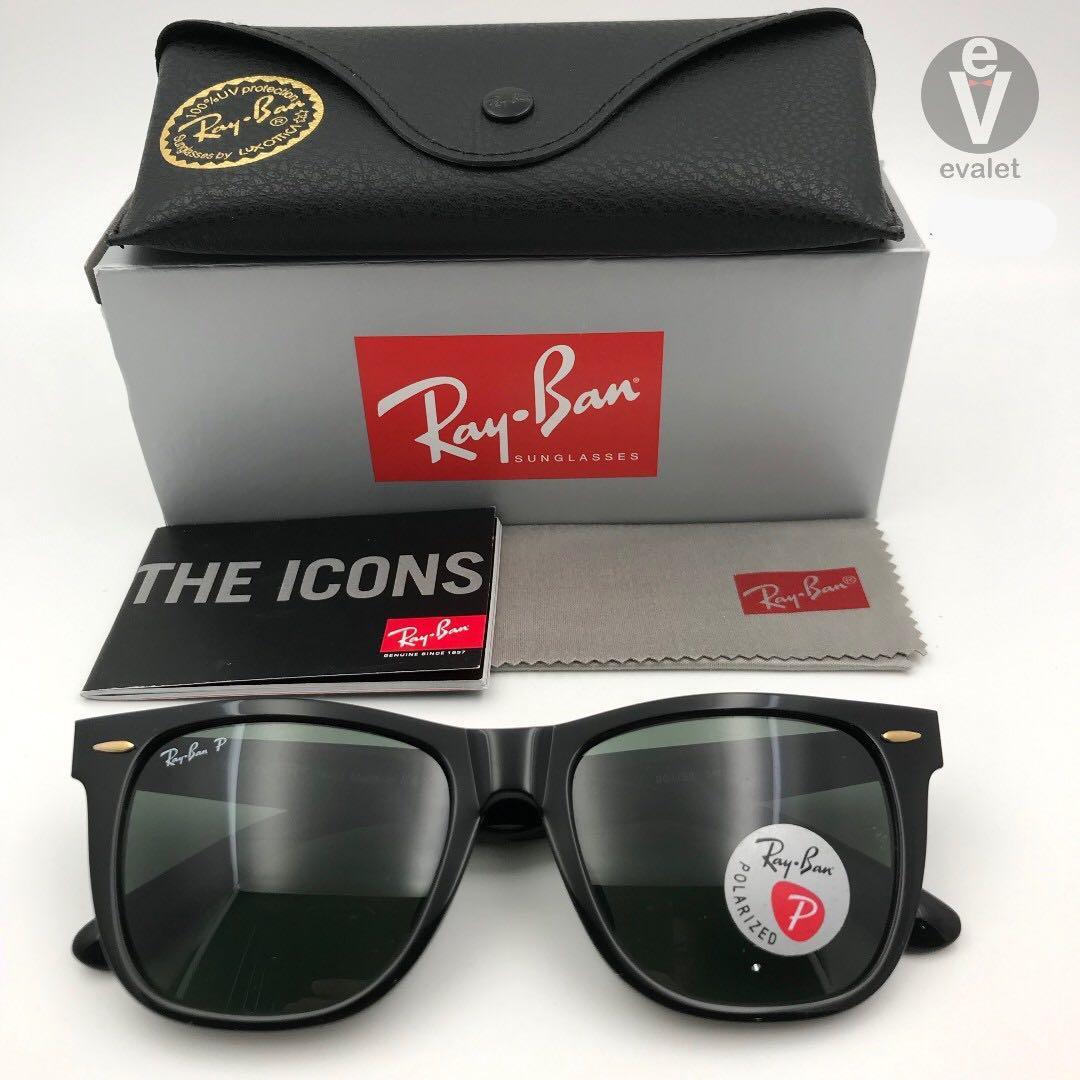 RayBan 2140F 901 58 54mm Polarized ORIGINAL WAYFARER CLASSIC Sunglasses