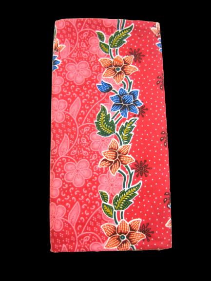 Red Flora Kain Batik Sarung Sarong Daun Dewa Indonesia Women S Fashion Clothes Tops On Carousell