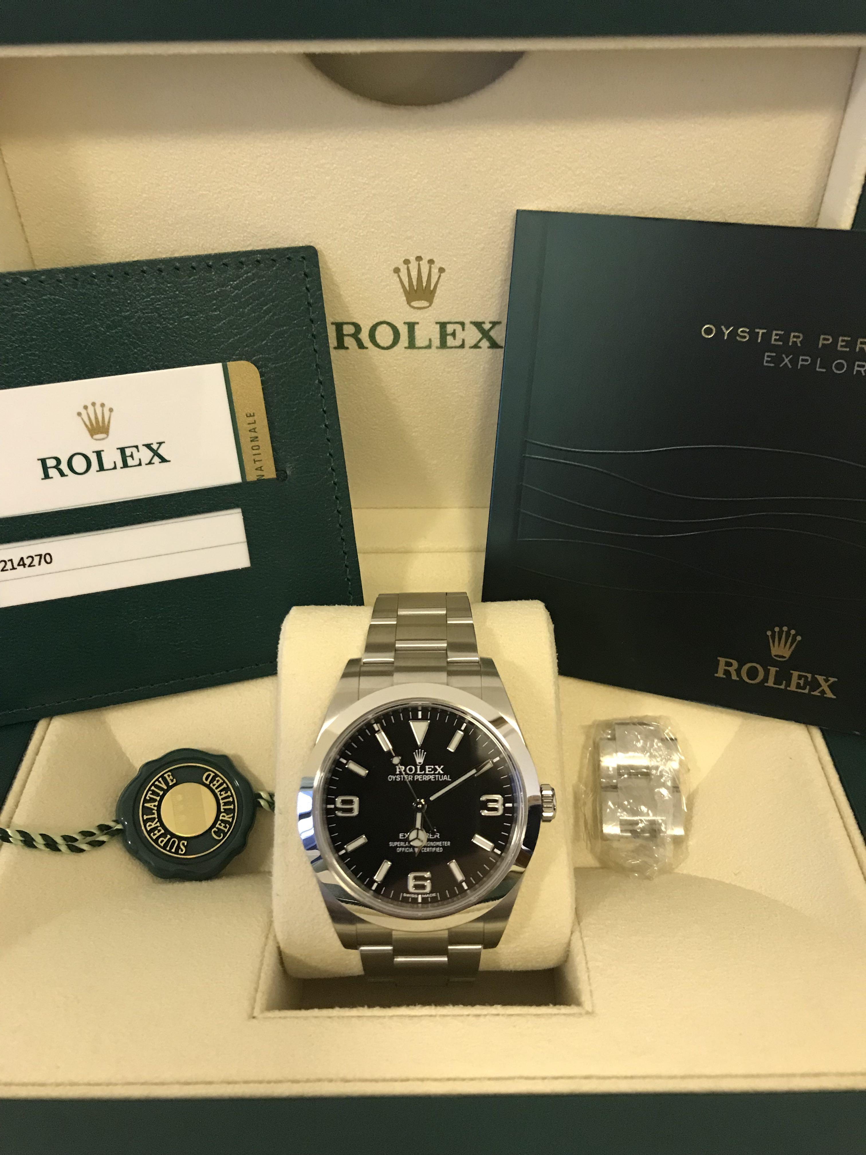 Rolex Explorer 1, 214270, Mark II, Luxury, Watches on Carousell