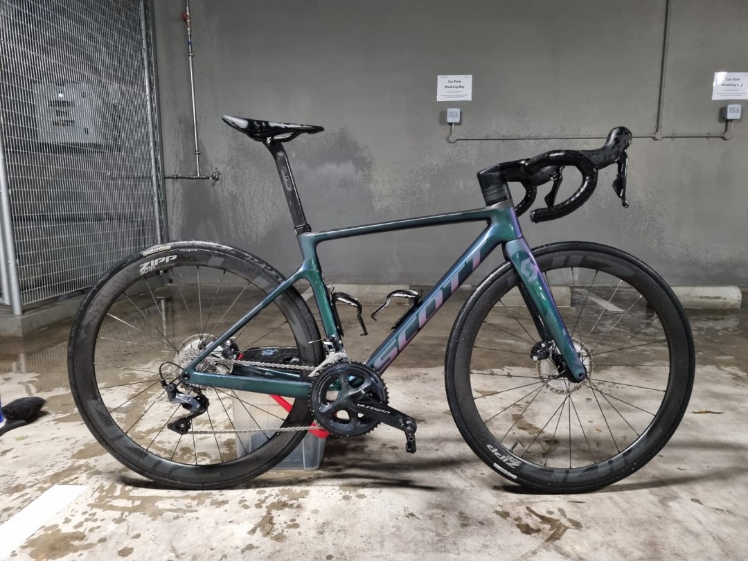Scott addict rc best sale 30 prism green purple
