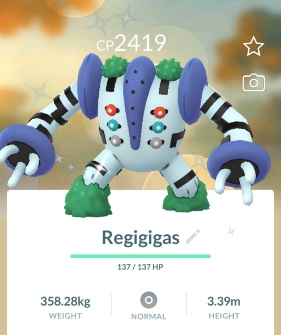 🌟Shiny Legendary Pokèmon , Pokèmon Go, registered or ultra friends,  Regigigas – ASA College: Florida