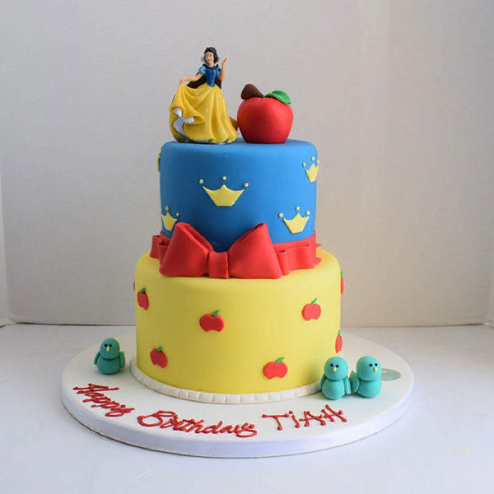 Snow White Cake | Disney Princess Cake - YouTube