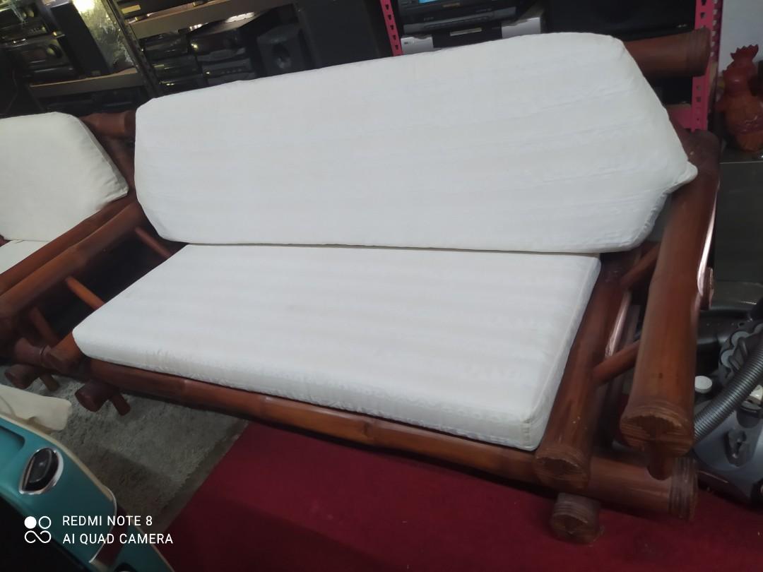 Sofa buluh antique, Furniture & Home Living, Furniture, Sofas on Carousell