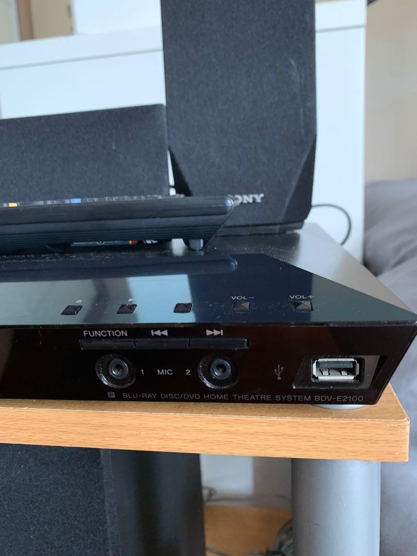 Sony home Bluray Disc/DVD home theatre system BDVE2100, Audio