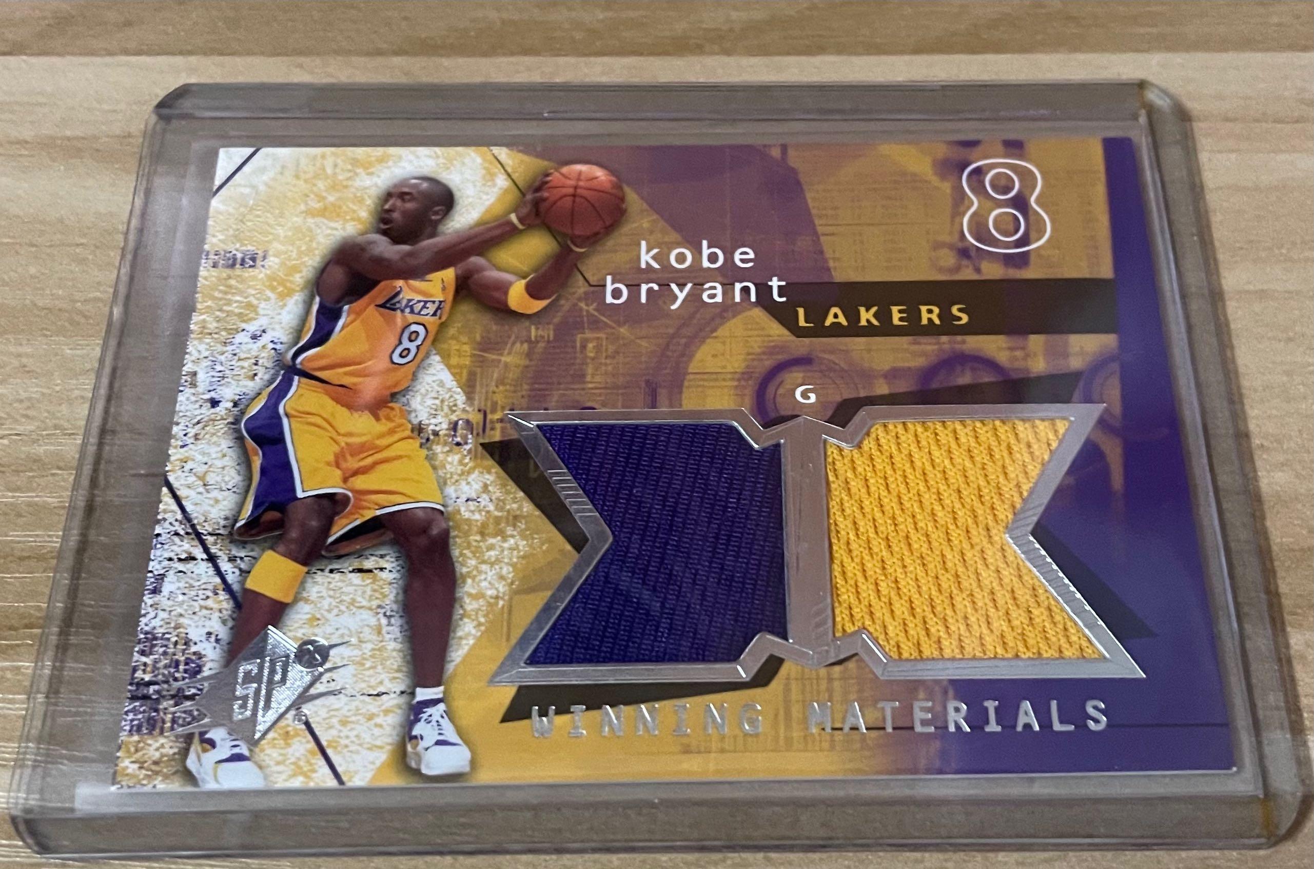 Card Kobe Bryant Game Used Lakers Kobe Bryant Game Used Jersey Card