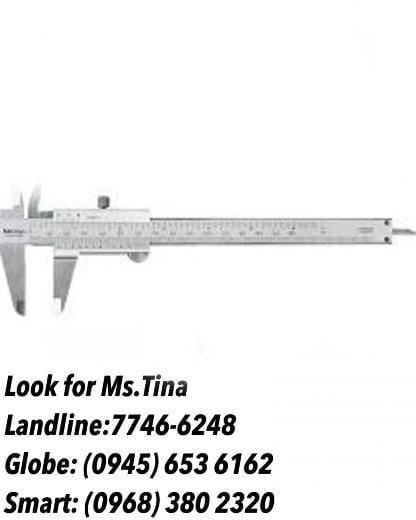 Stainless steel vernier caliper (Category: Construction Tools & Equipment) located in Manila. Submitted by tina.sales (Listing ID 1104787273, Image 1). Description: Stainless steel vernier caliper Code: SV01-150 Size: 6" PRICE: 1,645 ROBART CONSTRUCTION SUPPLIES ( BIR ACCREDITED ) Manila Office : 1405 Yuseco St. Sta Cruz Manila ☎ Contact Us Now: Landline: (02) 7746-6248 ,7002-2872 Globe: 09354127044, (0945) 140 9560 , (0915)5947897 Smart : 091900