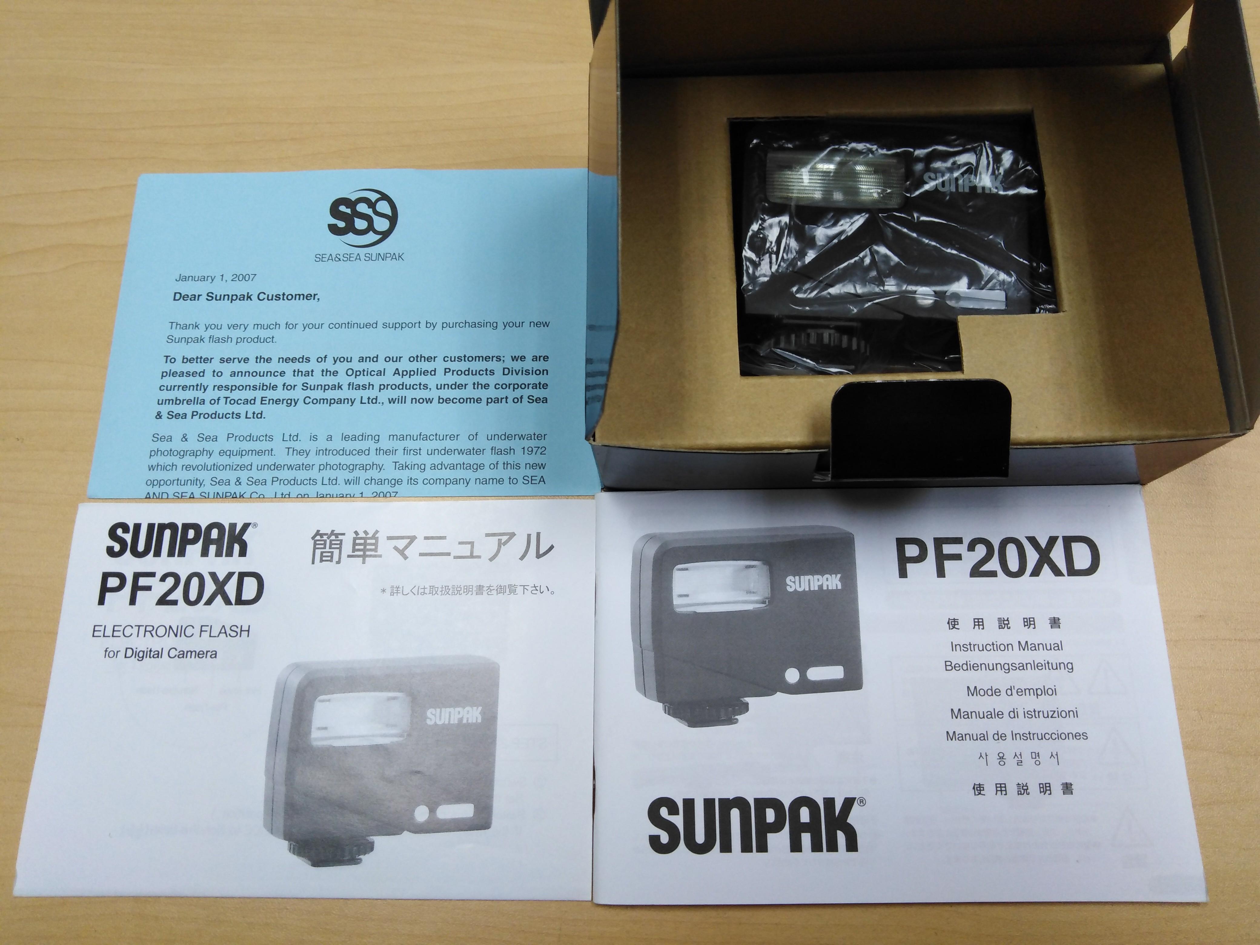 Sunpak PF20XD Electronic Flash 閃光燈, 攝影器材, 攝影配件, 閃光燈 Carousell
