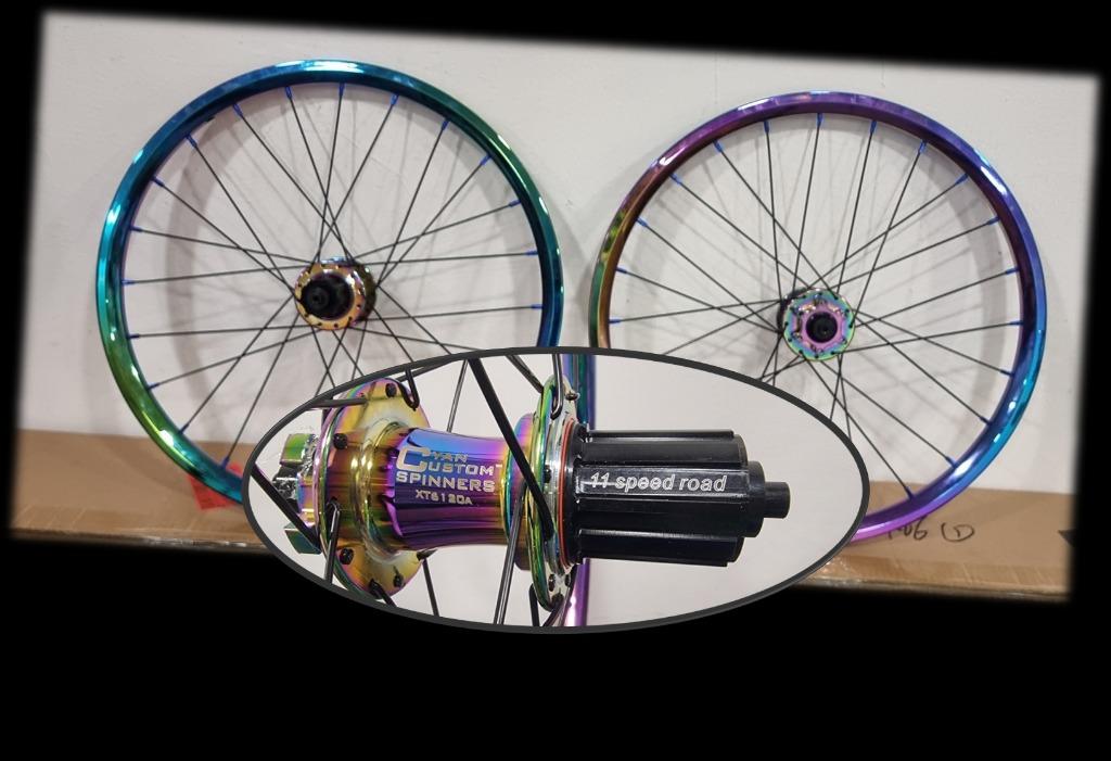 Oil slick cheap rims mtb