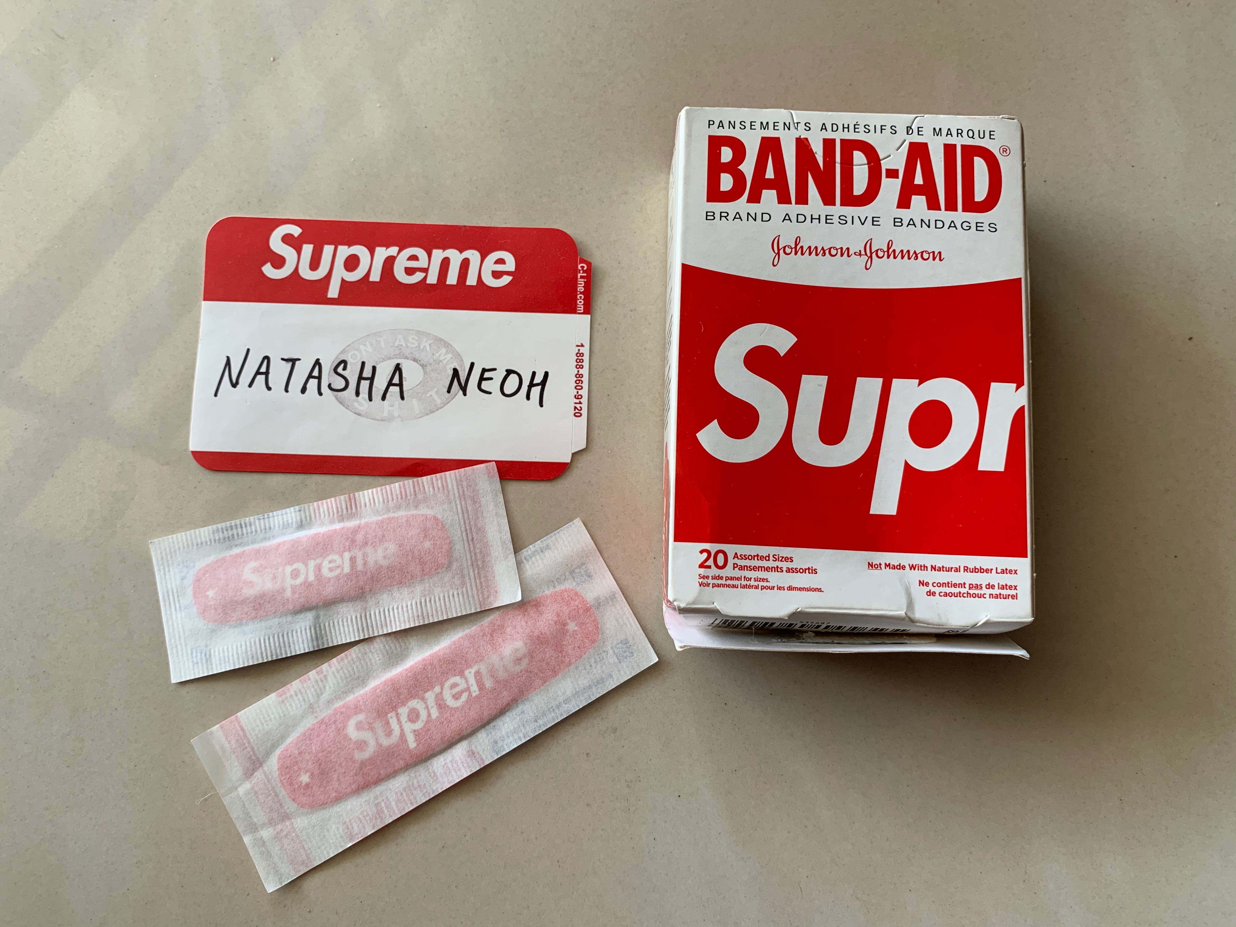 Supreme Band Aid Plaster Johnson Johnson Beauty Personal Care Hands Nails on Carousell