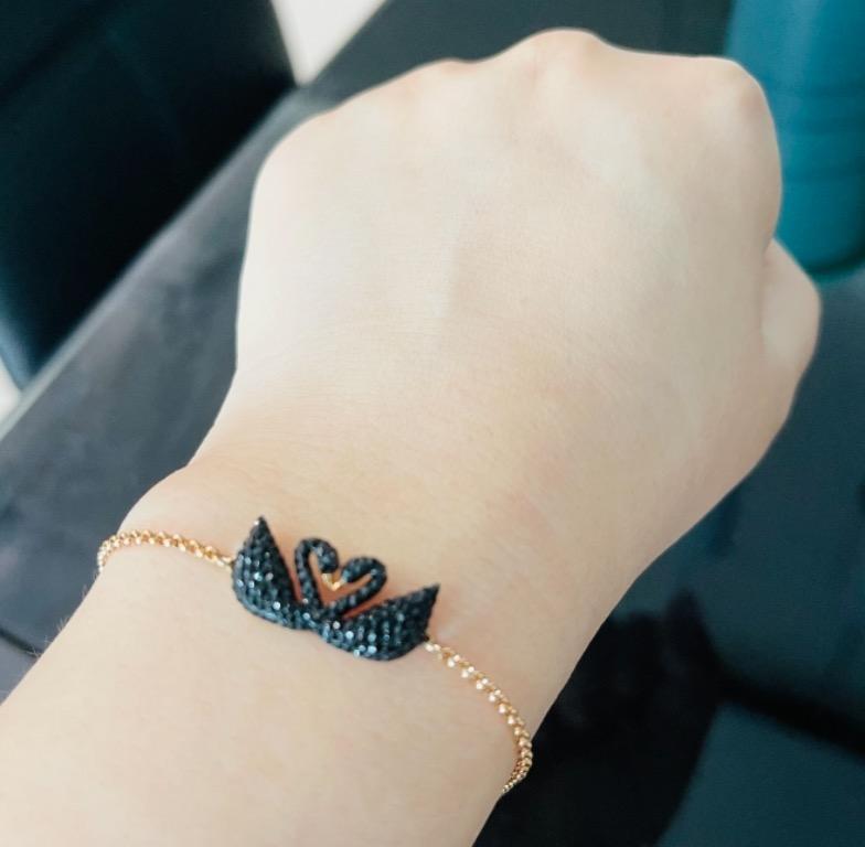 Swarovski bracelet cheap black swan