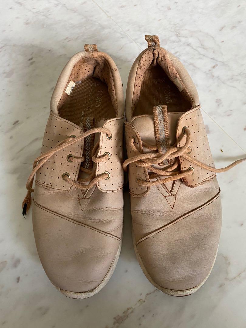 Toms leather online sneakers womens