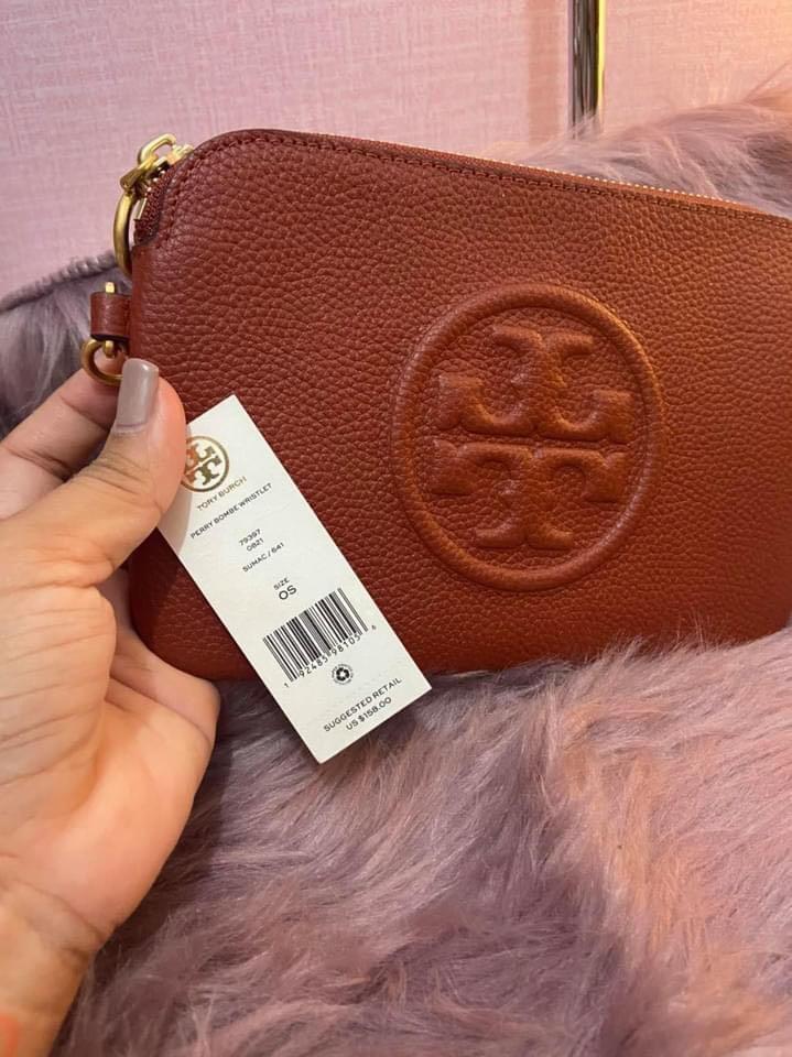 Tory Burch perry bombe large wristlet