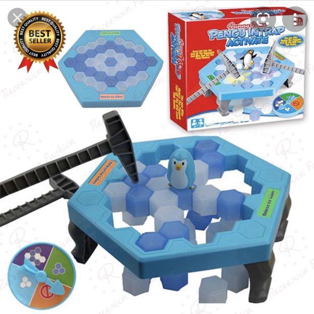Save Penguin On Ice Game, SS Penguin Trap Ice Break Block Board Family Game  for Kids Boys Girl Toys