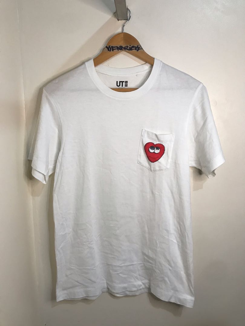 Uniqlo x Kaws Heart Pocket Tee, Men's 