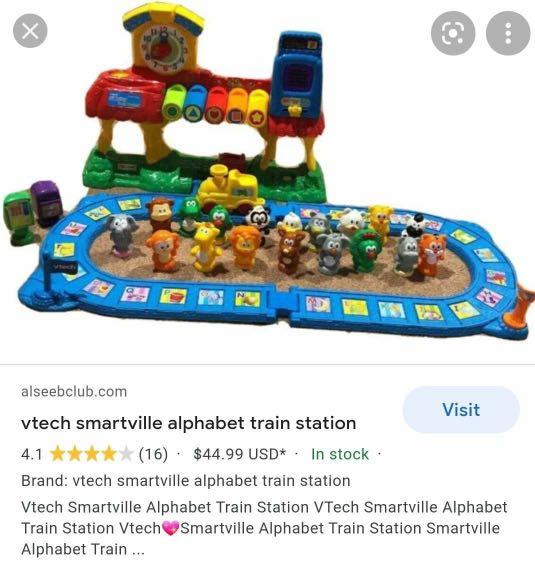 Smartville alphabet train station deals