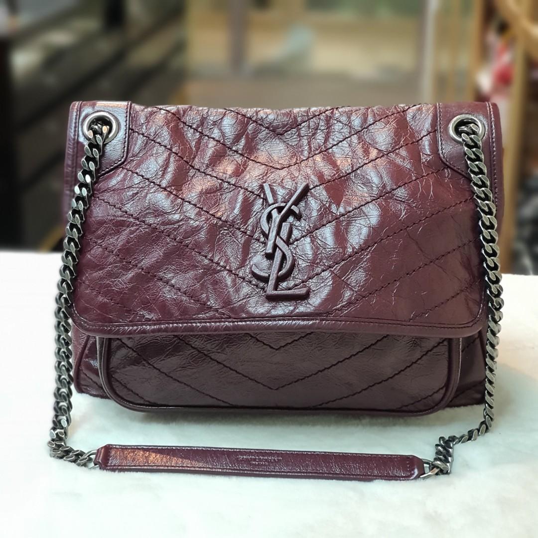 Authentic YSL College bag small, Luxury, Bags & Wallets on Carousell