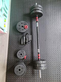 40kg dumbbell barbell convertible