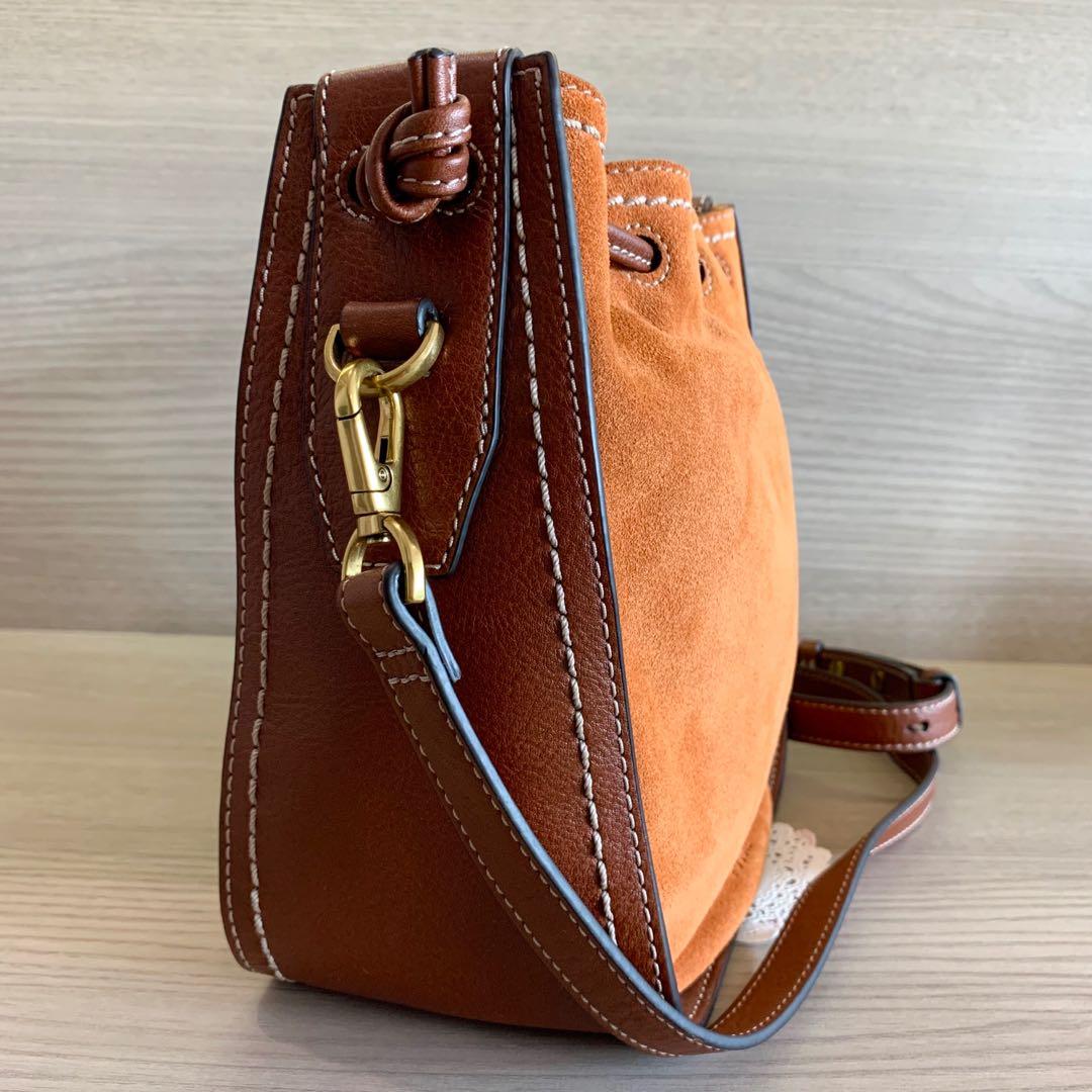 Fossil drawstring bag on sale
