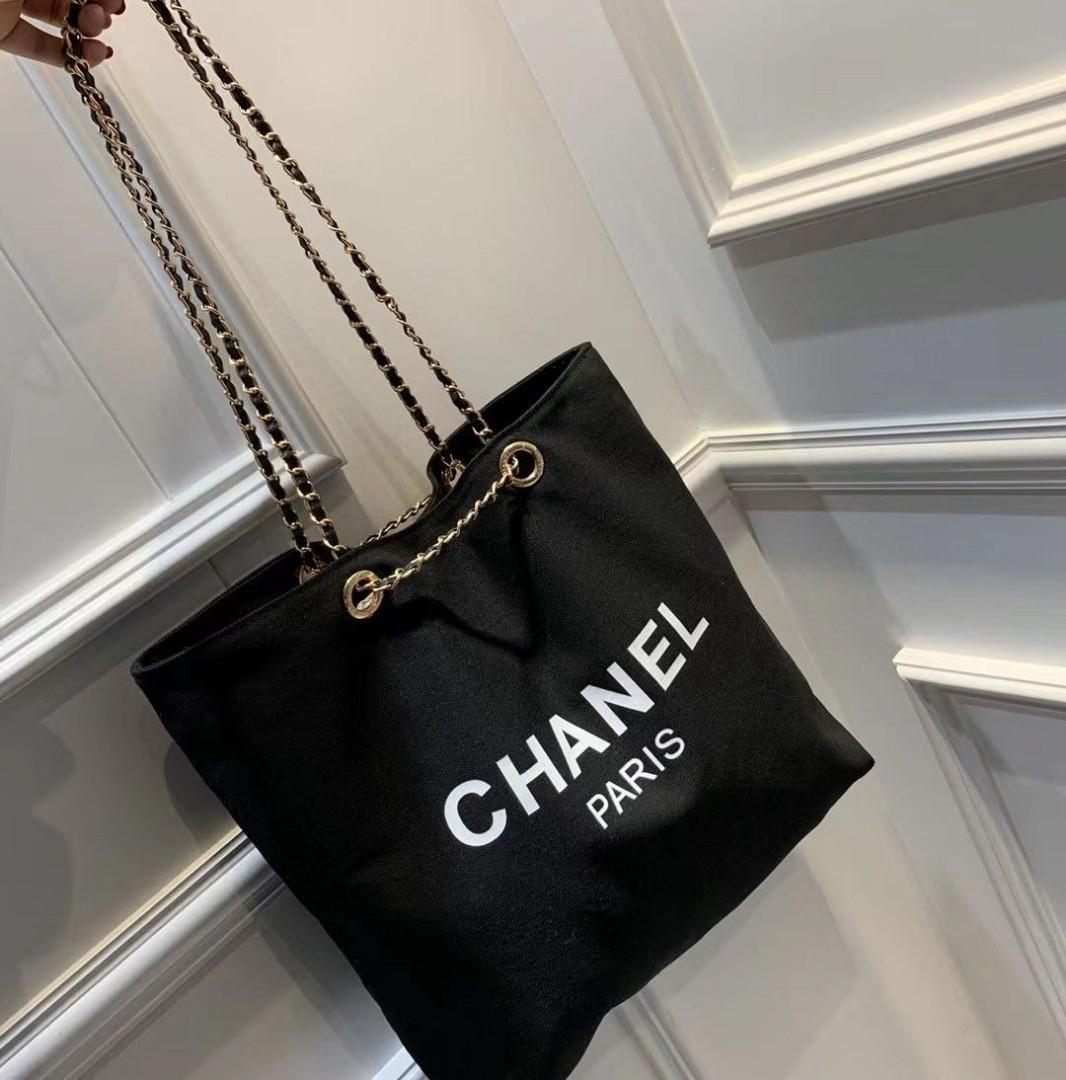 𝘾𝙝𝙖𝙣𝙚𝙡 𝙑𝙄𝙋 Tote Bag, 女裝, 手袋及銀包, 單肩包- Carousell