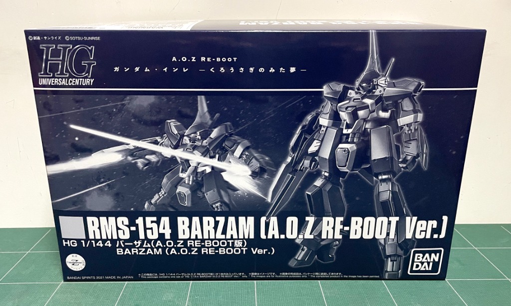 [全新] Bandai 魂限HG 1/144 BARZAM（A.O.Z RE-BOOT Ver.）巴煞 