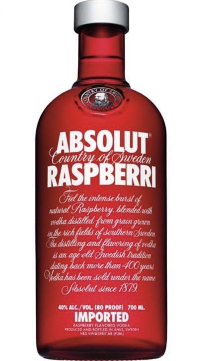 Absolut Vodka and Absolut Raspberri Vodka, Food & Drinks, Alcoholic ...