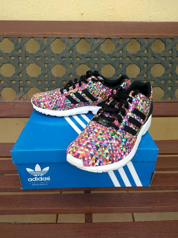 Adidas zx flux prism multicolor uk sales