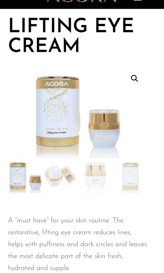AGORA Code De Vie Lifting Eye Cream & Serum, Beauty & Personal Care