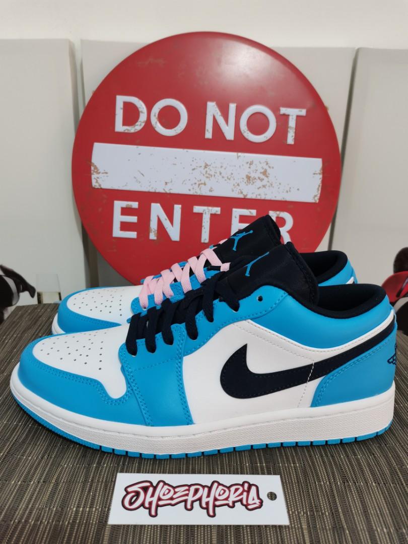 jordan 1 unc pink laces