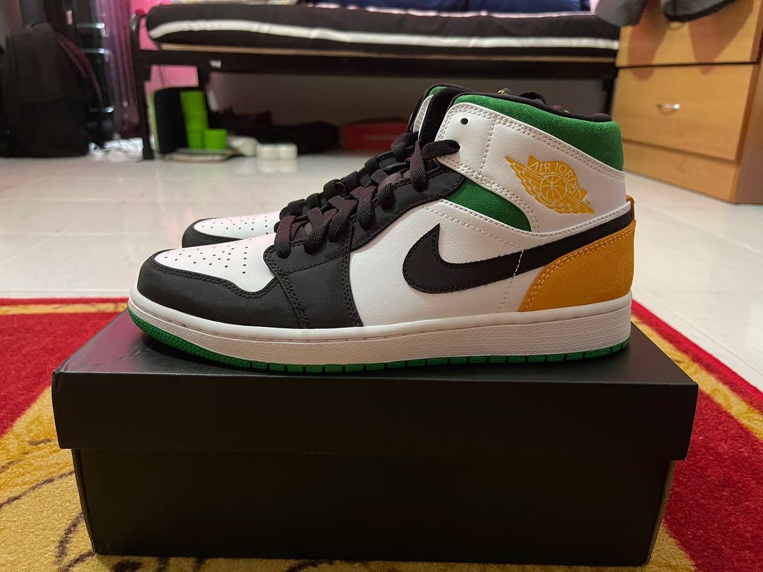 Air jordan discount 1 mid verde